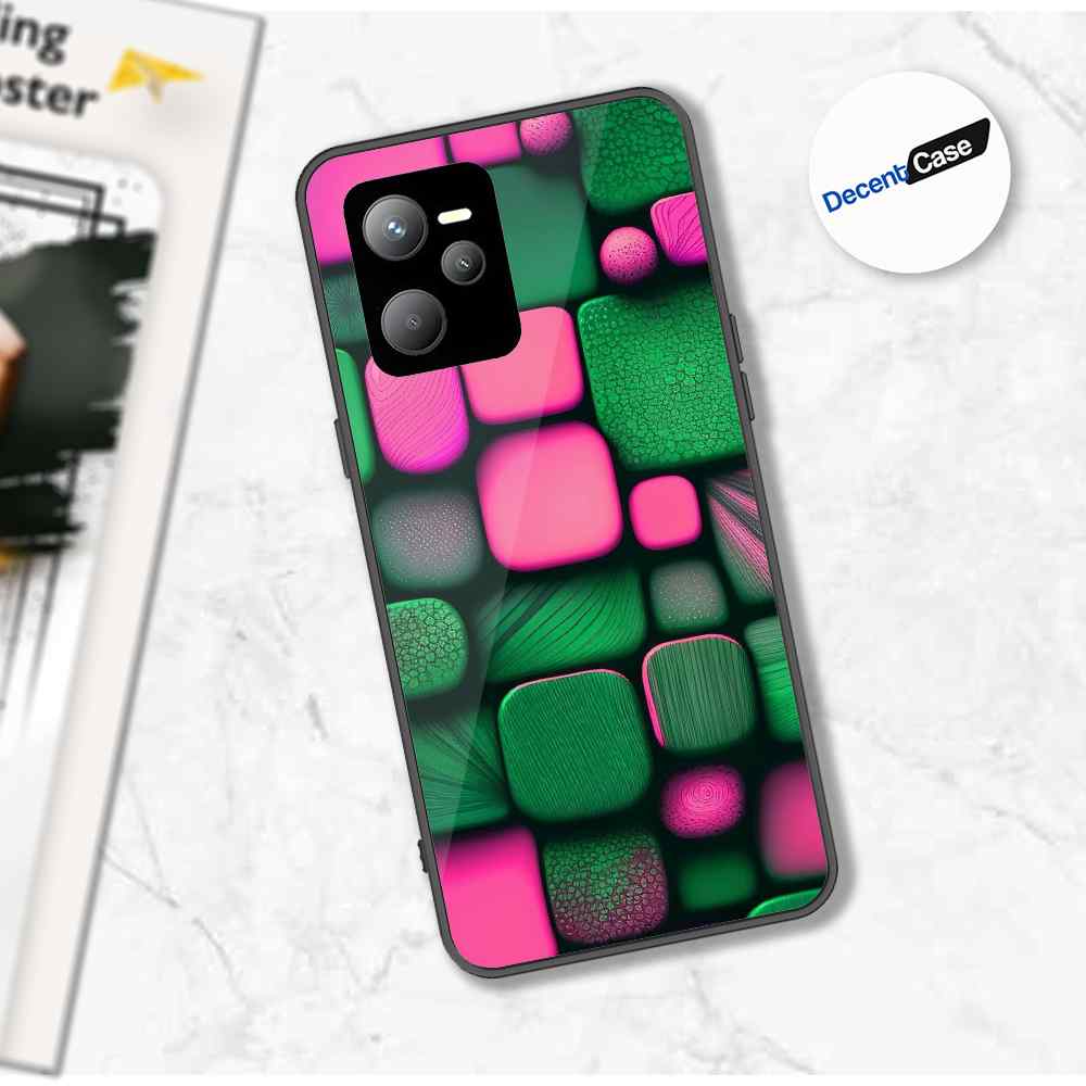 Realme Narzo 50A Prime Cover - Stones Series - Premium Printed Metal soft Bumper shock Proof Case