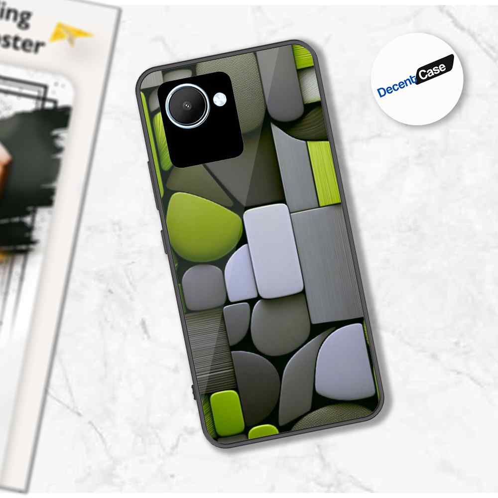 Realme C30 Cover - Stones Series - Premium Printed Metal soft Bumper shock Proof Case