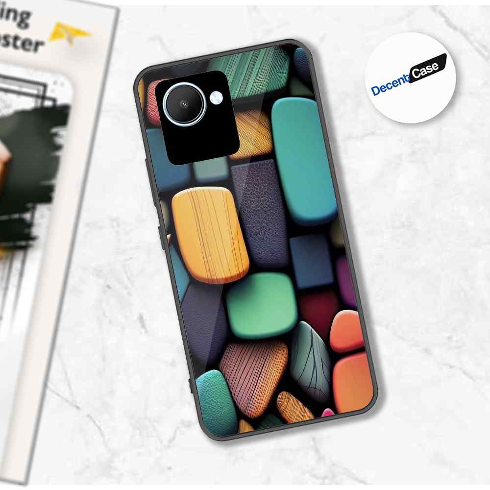 Realme C30 Cover - Stones Series - Premium Printed Metal soft Bumper shock Proof Case