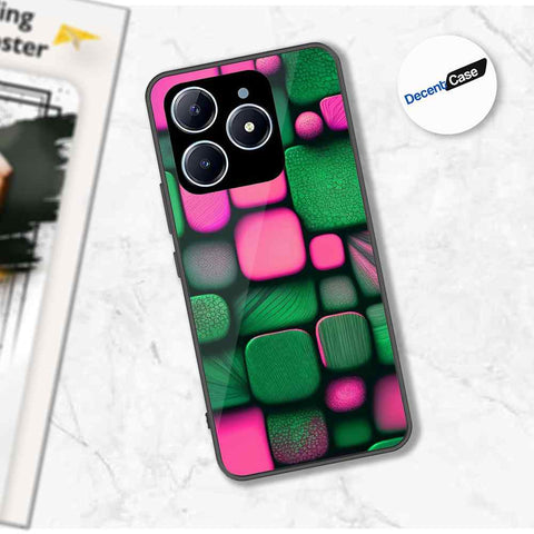 Realme C63 Cover - Stones Series - Premium Printed Metal soft Bumper shock Proof Case