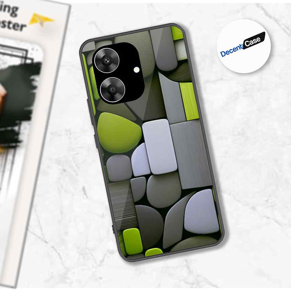 Realme Note 60 Cover - Stones Series - Premium Printed Metal soft Bumper shock Proof Case