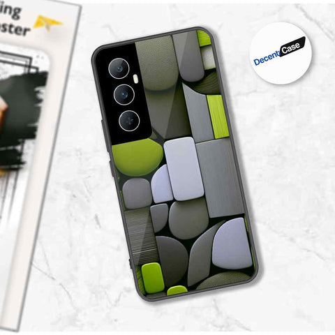 Realme C65 Cover - Stones Series - Premium Printed Metal soft Bumper shock Proof Case
