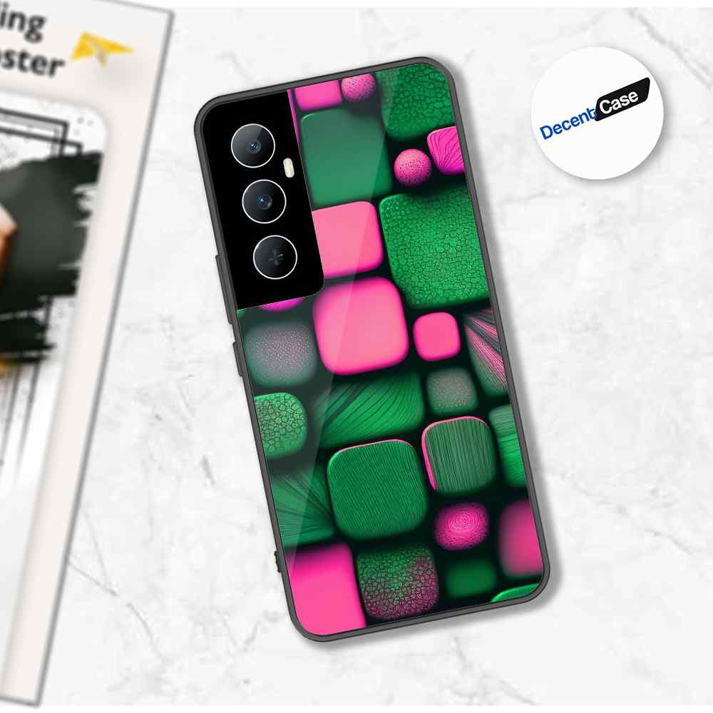 Realme C65 Cover - Stones Series - Premium Printed Metal soft Bumper shock Proof Case