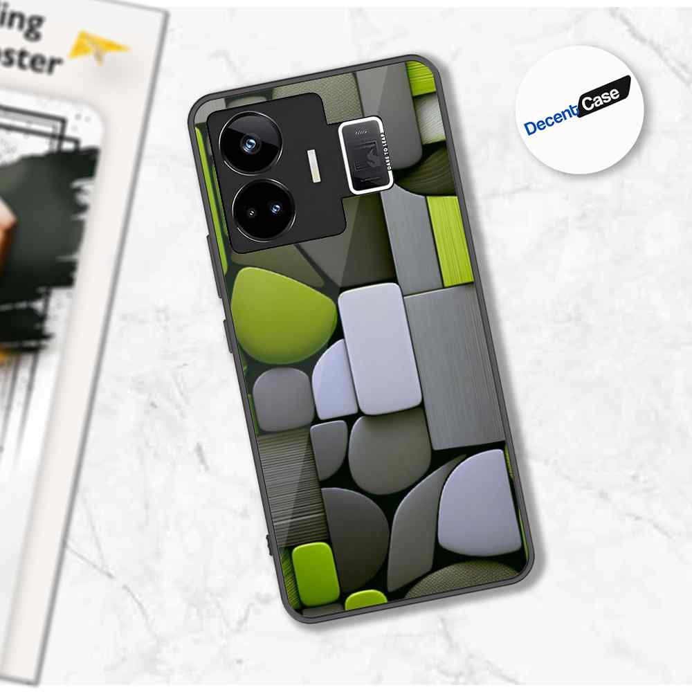 Realme GT Neo 5 Cover - Stones Series - Premium Printed Metal soft Bumper shock Proof Case