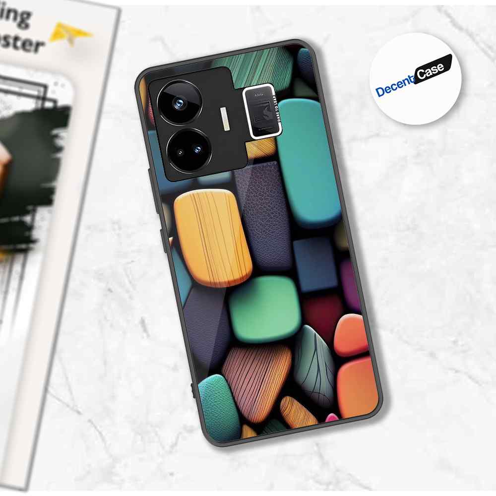Realme GT Neo 5 Cover - Stones Series - Premium Printed Metal soft Bumper shock Proof Case