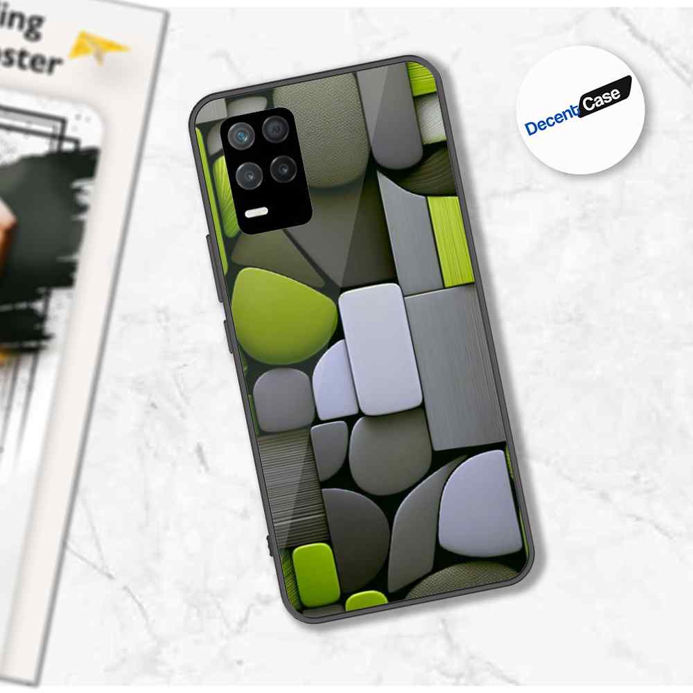 Realme Narzo 30 5G Cover - Stones Series - Premium Printed Metal soft Bumper shock Proof Case