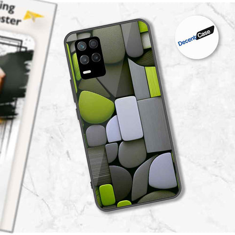 Realme Narzo 30 5G Cover - Stones Series - Premium Printed Metal soft Bumper shock Proof Case
