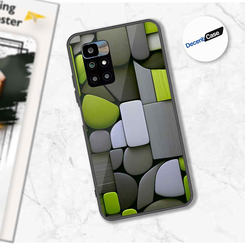 Xiaomi Redmi 10 Cover - Stones Series - Premium Printed Metal soft Bumper shock Proof Case