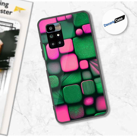 Xiaomi Redmi 10 Cover - Stones Series - Premium Printed Metal soft Bumper shock Proof Case