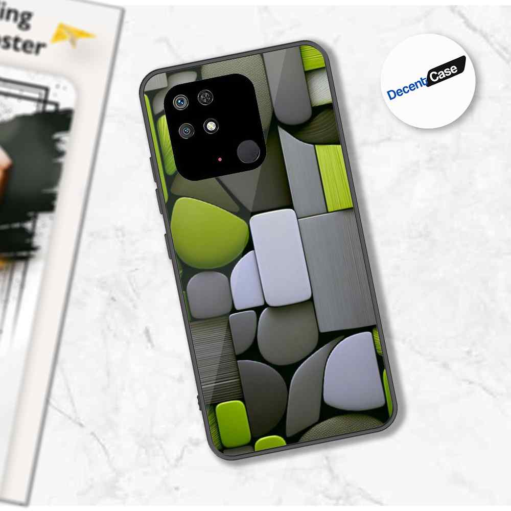 Xiaomi Redmi 10C Cover - Stones Series - Premium Printed Metal soft Bumper shock Proof Case