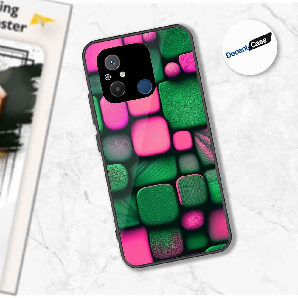 Xiaomi Poco C55 Cover - Stones Series - Premium Printed Metal soft Bumper shock Proof Case