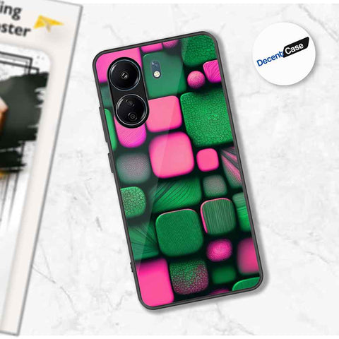 Xiaomi Redmi 13C Cover - Stones Series - Premium Printed Metal soft Bumper shock Proof Case