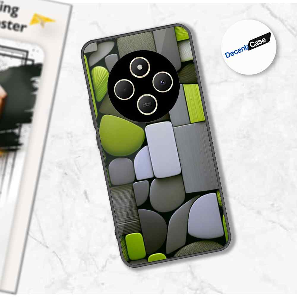 Xiaomi Redmi 14R Cover - Stones Series - Premium Printed Metal soft Bumper shock Proof Case