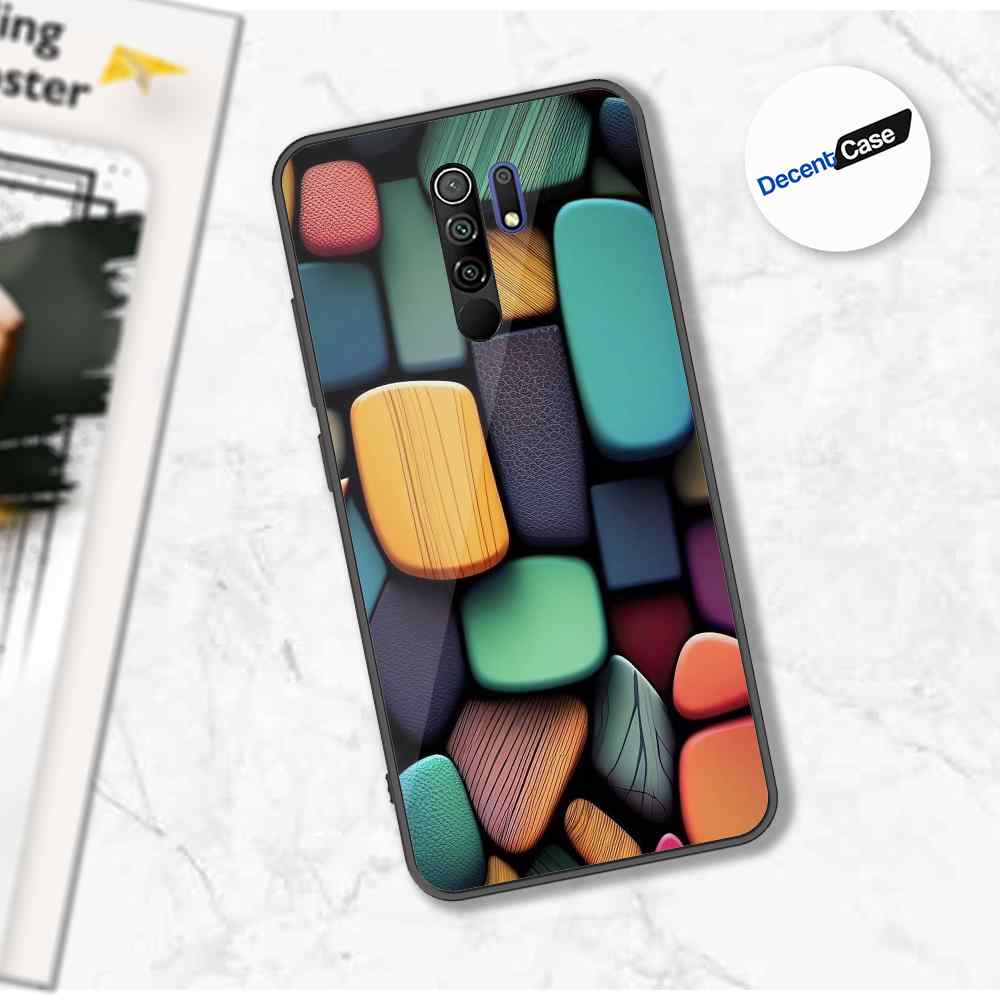 Xiaomi Redmi 9 Cover - Stones Series - Premium Printed Metal soft Bumper shock Proof Case