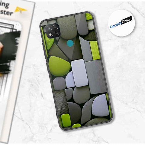 Xiaomi Redmi 9C Cover - Stones Series - Premium Printed Metal soft Bumper shock Proof Case