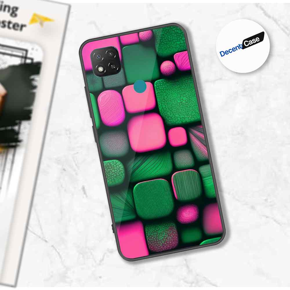 Xiaomi Redmi 9C Cover - Stones Series - Premium Printed Metal soft Bumper shock Proof Case