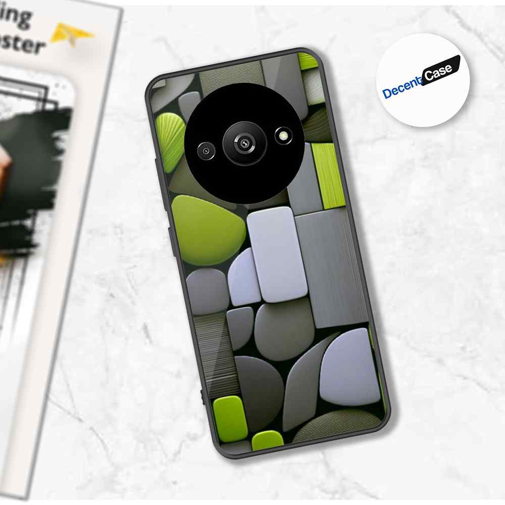Xiaomi Redmi A3x Cover - Stones Series - Premium Printed Metal soft Bumper shock Proof Case