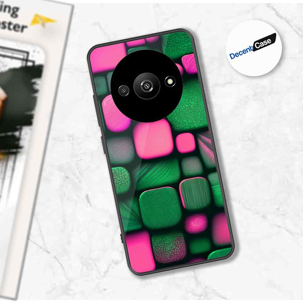 Xiaomi Redmi A3 Cover - Stones Series - Premium Printed Metal soft Bumper shock Proof Case