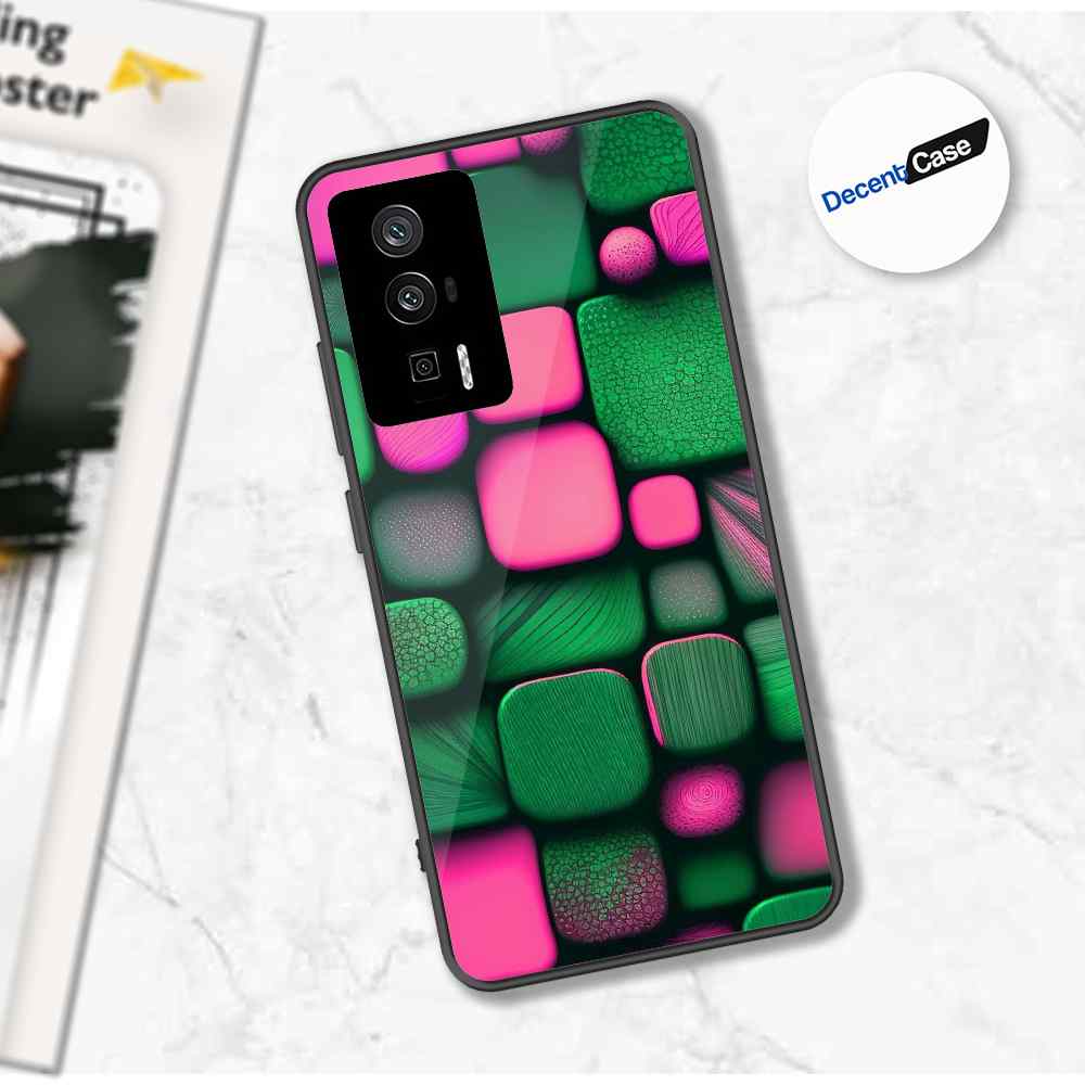 Xiaomi Poco F5 Pro Cover - Stones Series - Premium Printed Metal soft Bumper shock Proof Case