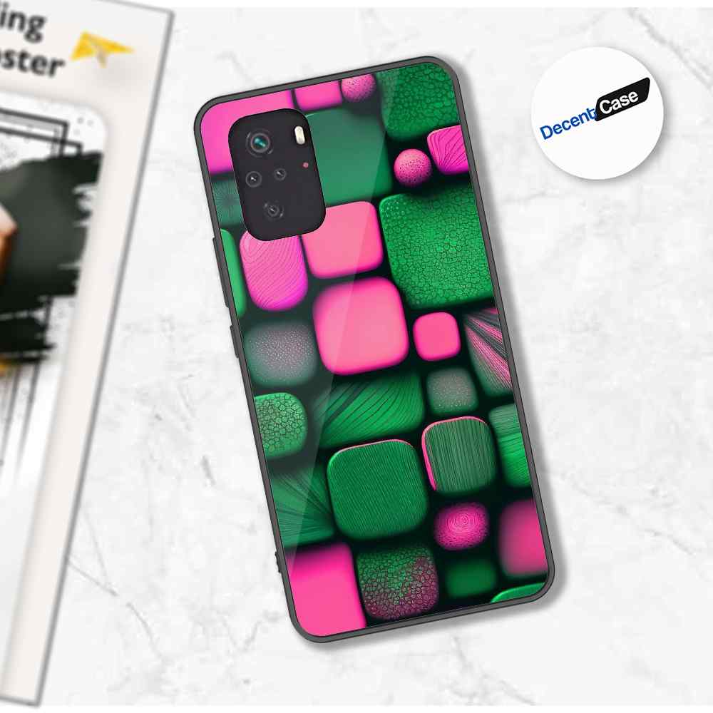 Xiaomi Redmi Note 10S Cover - Stones Series - Premium Printed Metal soft Bumper shock Proof Case