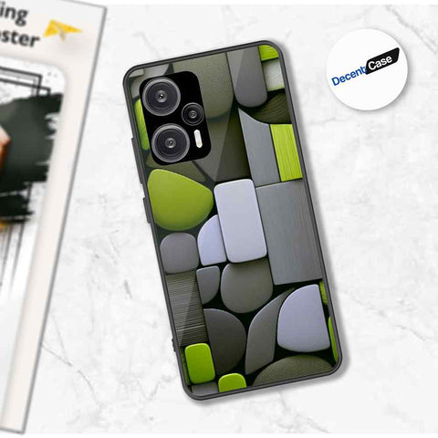 Xiaomi Poco F5 Cover - Stones Series - Premium Printed Metal soft Bumper shock Proof Case