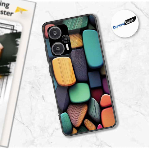 Xiaomi Poco F5 Cover - Stones Series - Premium Printed Metal soft Bumper shock Proof Case