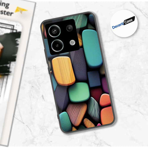 Xiaomi Redmi Note 13 Cover - Stones Series - Premium Printed Metal soft Bumper shock Proof Case