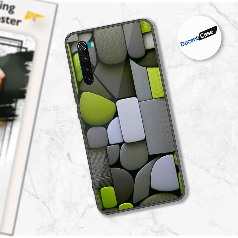 Xiaomi Redmi Note 8 Cover - Stones Series - Premium Printed Metal soft Bumper shock Proof Case