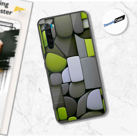 Xiaomi Redmi Note 8 Cover - Stones Series - Premium Printed Metal soft Bumper shock Proof Case