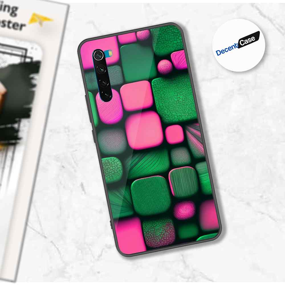 Xiaomi Redmi Note 8 Cover - Stones Series - Premium Printed Metal soft Bumper shock Proof Case