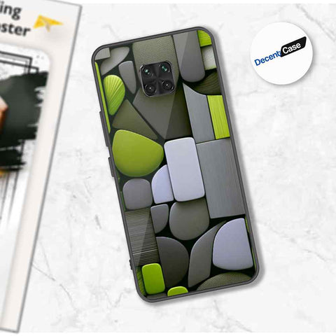 Xiaomi Redmi Note 9 Pro Cover - Stones Series - Premium Printed Metal soft Bumper shock Proof Case