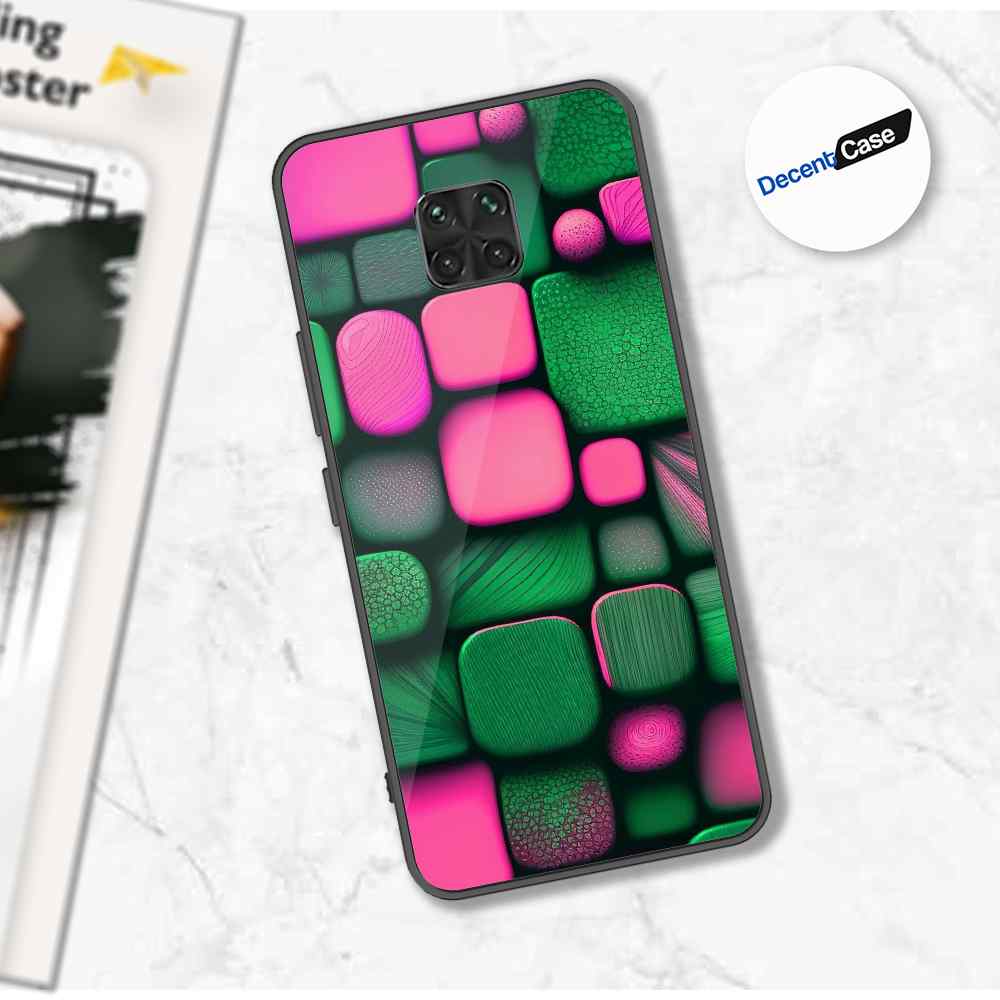 Xiaomi Redmi Note 9S Cover - Stones Series - Premium Printed Metal soft Bumper shock Proof Case