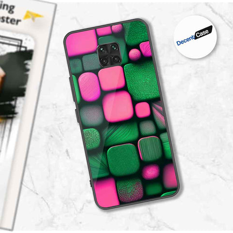 Xiaomi Redmi Note 9S Cover - Stones Series - Premium Printed Metal soft Bumper shock Proof Case