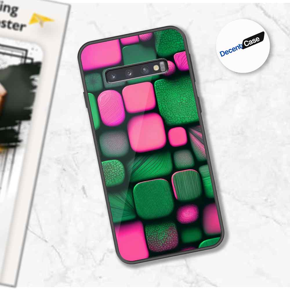Samsung Galaxy S10 5G Cover - Stones Series - Premium Printed Metal soft Bumper shock Proof Case