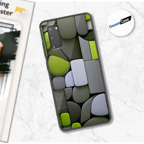Samsung Galaxy S20 Cover - Stones Series - Premium Printed Metal soft Bumper shock Proof Case