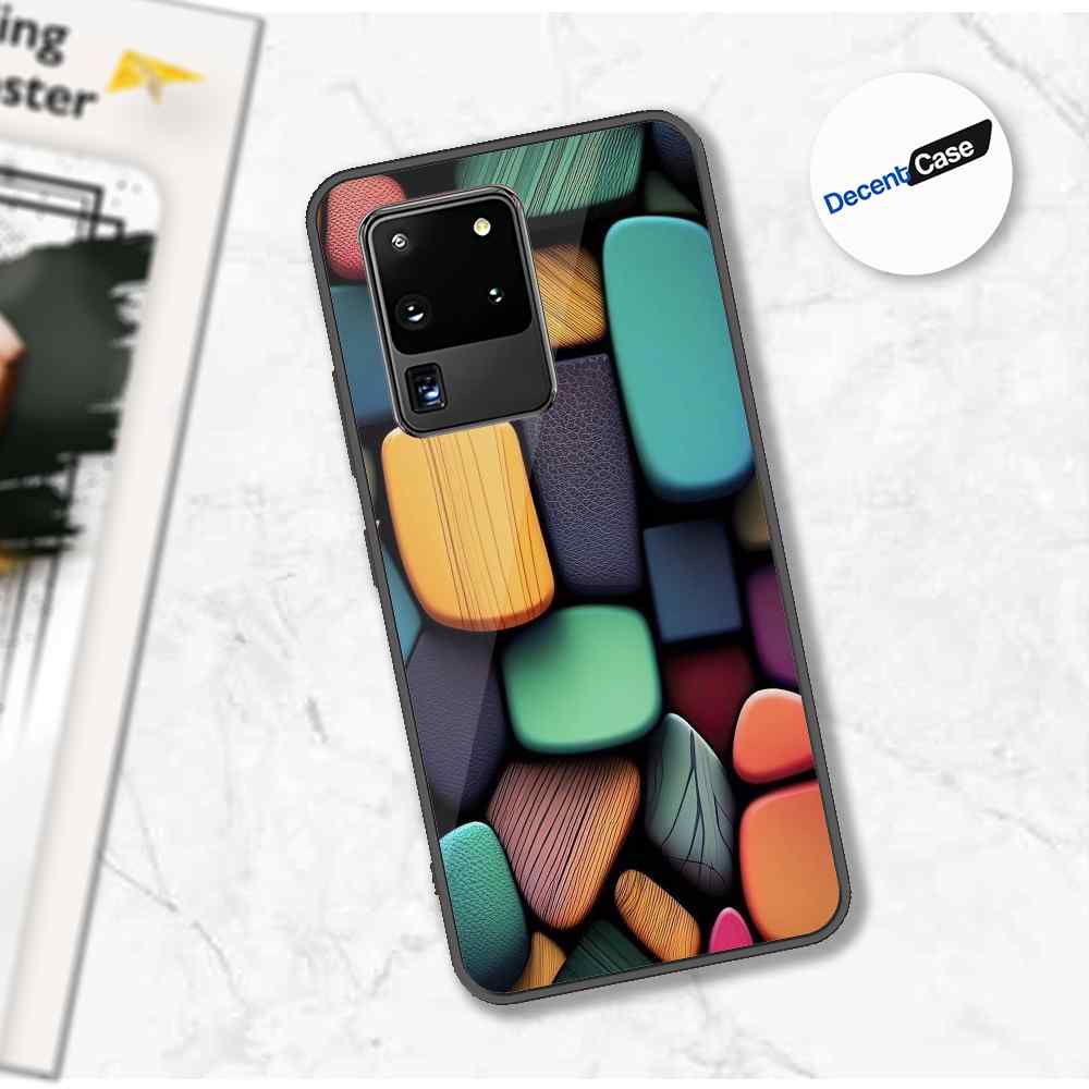 Samsung Galaxy S20 Ultra Cover - Stones Series - Premium Printed Metal soft Bumper shock Proof Case