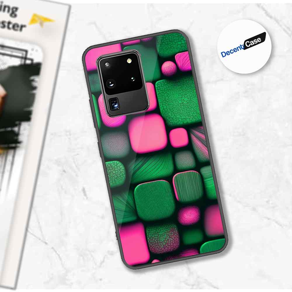 Samsung Galaxy S20 Ultra Cover - Stones Series - Premium Printed Metal soft Bumper shock Proof Case