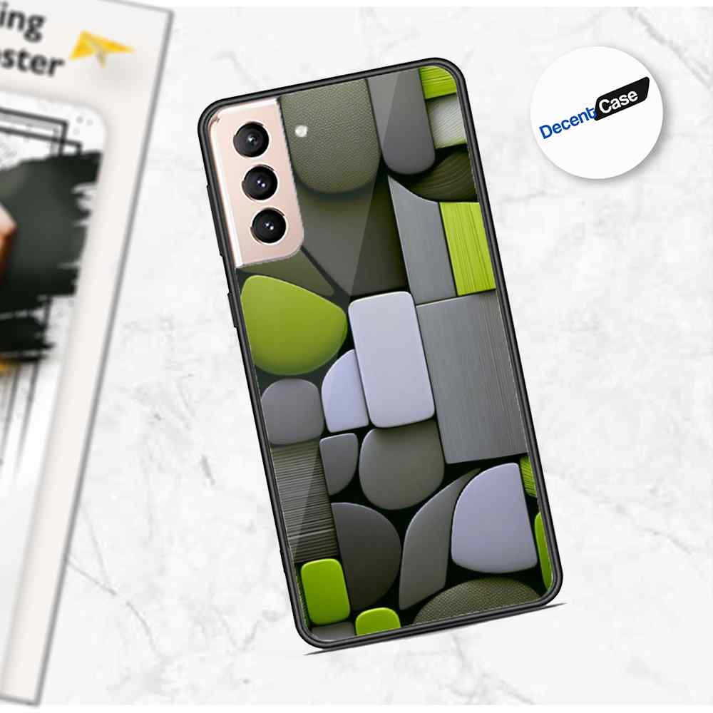 Samsung Galaxy S21 Plus 5G Cover - Stones Series - Premium Printed Metal soft Bumper shock Proof Case