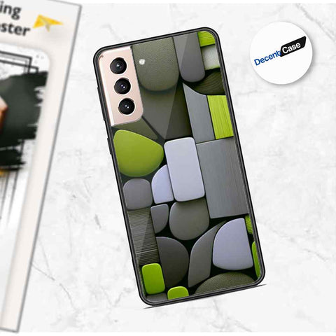 Samsung Galaxy S21 Plus 5G Cover - Stones Series - Premium Printed Metal soft Bumper shock Proof Case