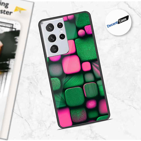 Samsung Galaxy S21 Ultra 5G Cover - Stones Series - Premium Printed Metal soft Bumper shock Proof Case