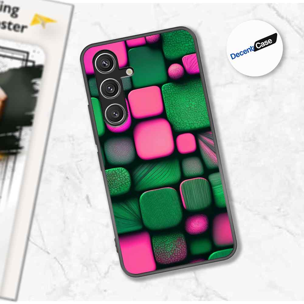 Samsung Galaxy S24 Cover - Stones Series - Premium Printed Metal soft Bumper shock Proof Case