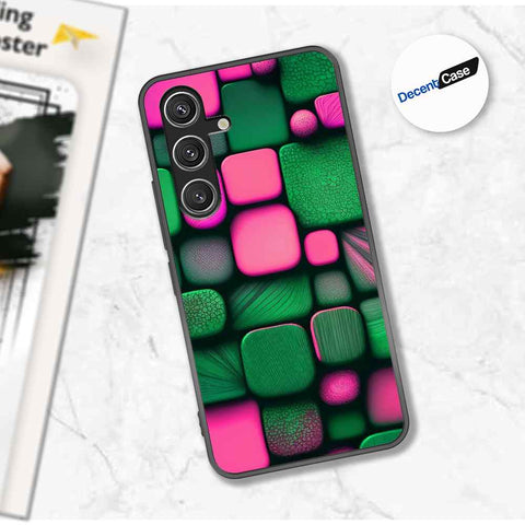 Samsung Galaxy S24 Cover - Stones Series - Premium Printed Metal soft Bumper shock Proof Case