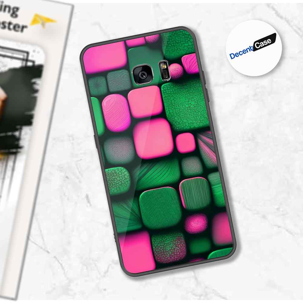 Samsung Galaxy S6 Edge Plus Cover - Stones Series - Premium Printed Metal soft Bumper shock Proof Case
