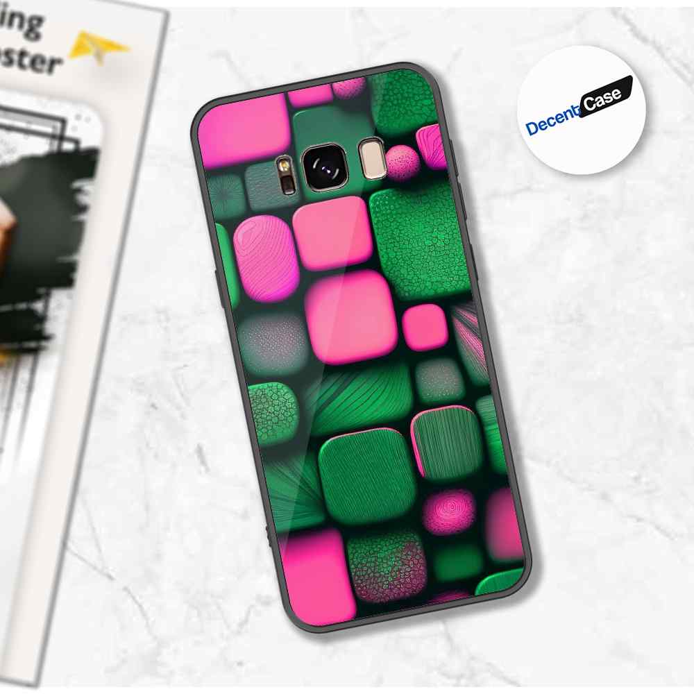 Samsung Galaxy S8 Plus Cover - Stones Series - Premium Printed Metal soft Bumper shock Proof Case