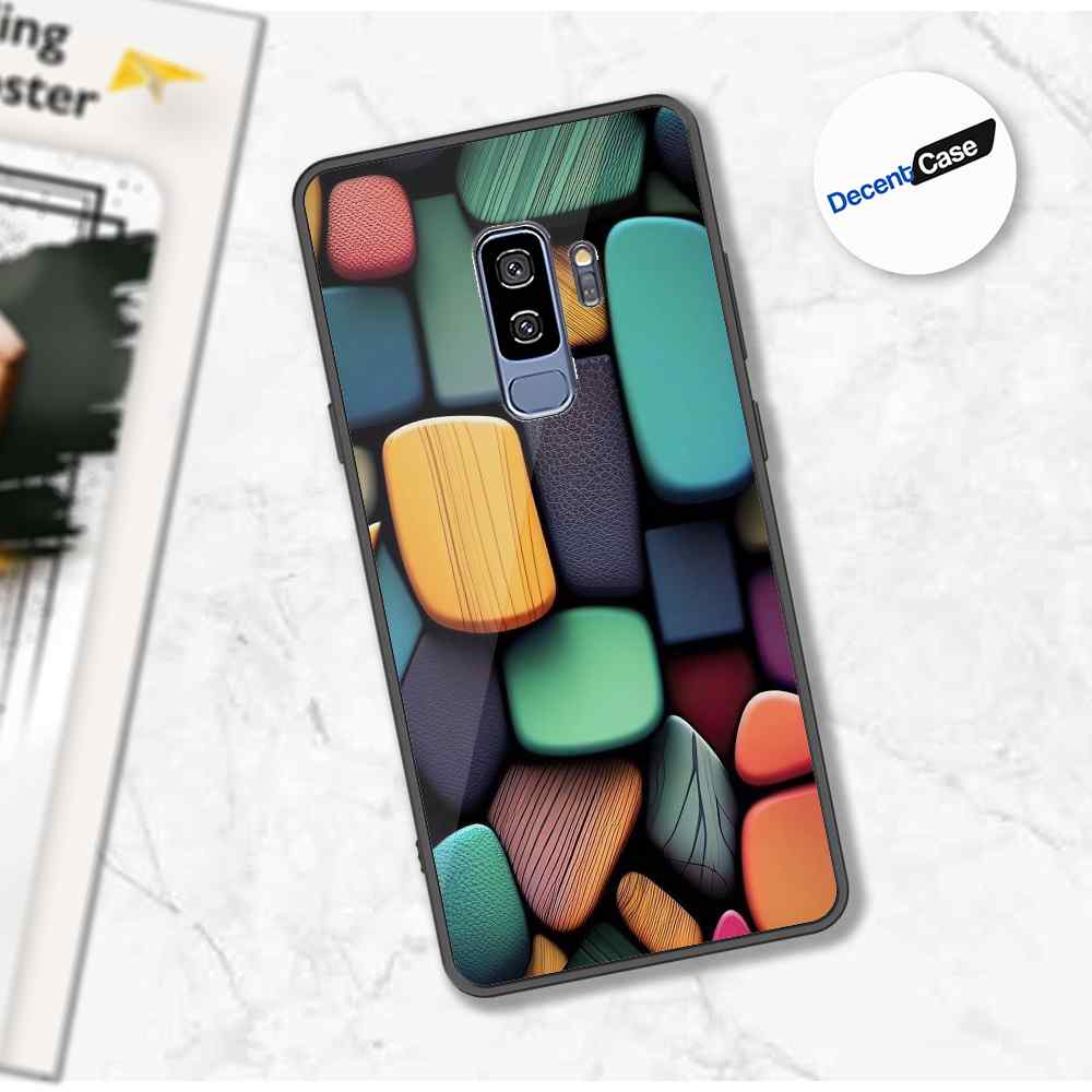 Samsung Galaxy S9 Plus Cover - Stones Series - Premium Printed Metal soft Bumper shock Proof Case