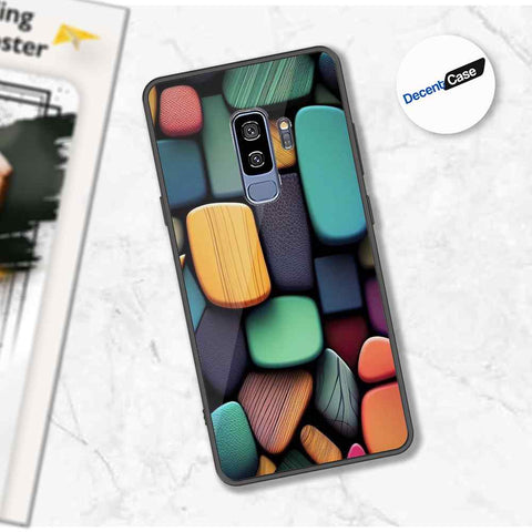 Samsung Galaxy S9 Plus Cover - Stones Series - Premium Printed Metal soft Bumper shock Proof Case
