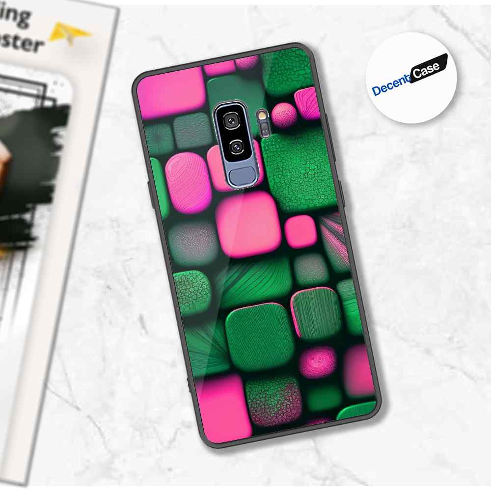 Samsung Galaxy S9 Plus Cover - Stones Series - Premium Printed Metal soft Bumper shock Proof Case