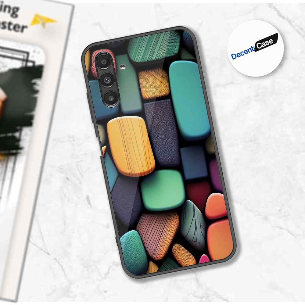 Samsung Galaxy A13 5G Cover - Stones Series - Premium Printed Metal soft Bumper shock Proof Case