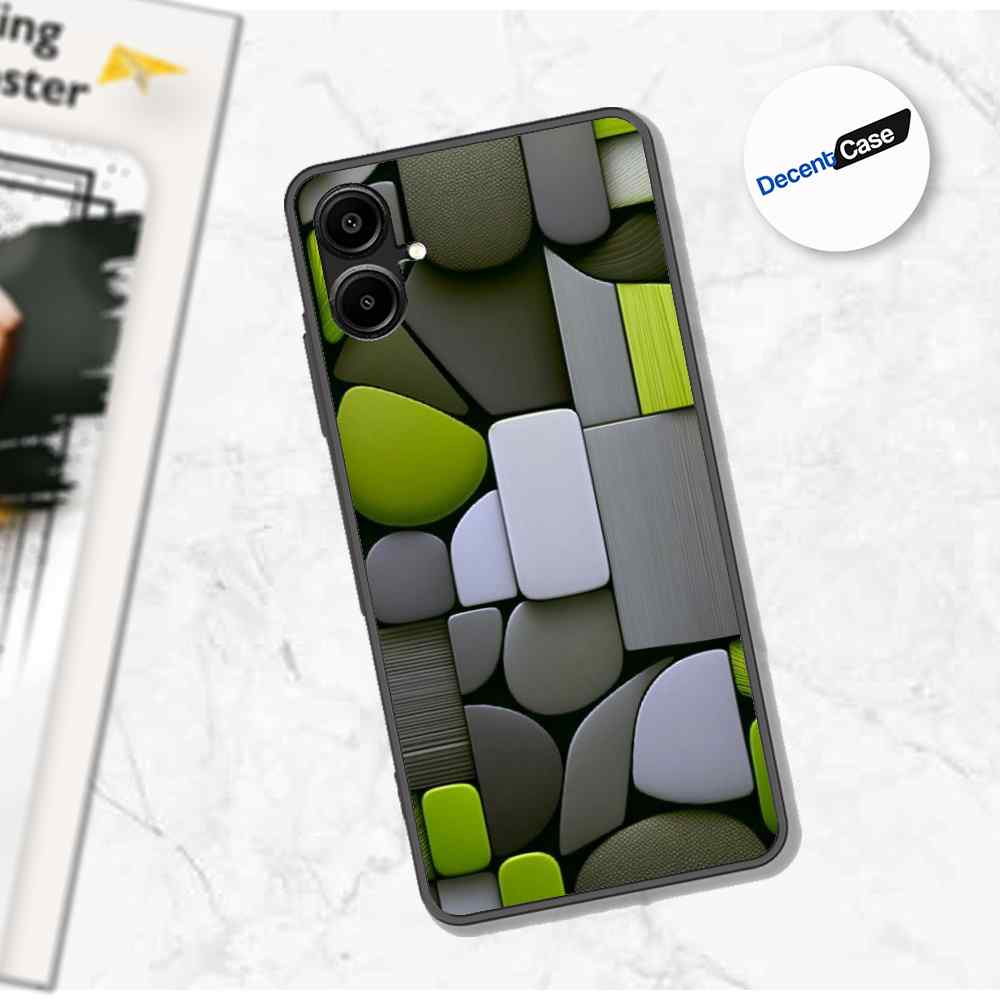 Samsung Galaxy A06 Cover - Stones Series - Premium Printed Metal soft Bumper shock Proof Case