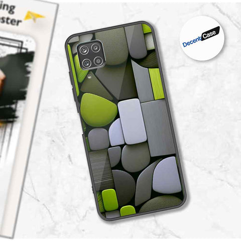 Samsung Galaxy A12 Nacho Cover - Stones Series - Premium Printed Metal soft Bumper shock Proof Case